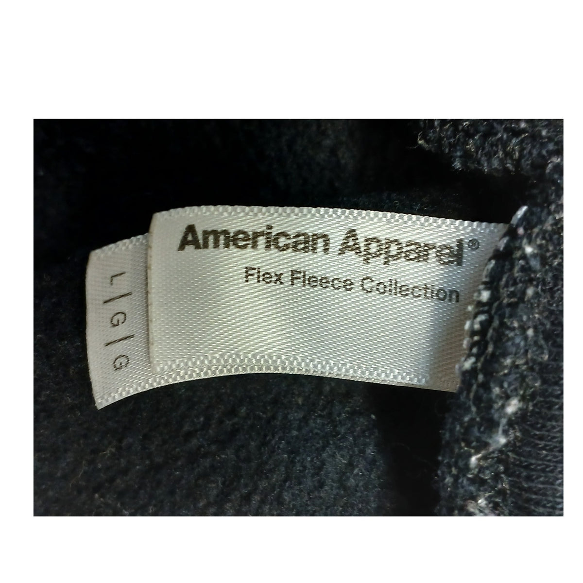 American Apparel (Large) Black Beacon Tattoo Full Zip Hoodie
