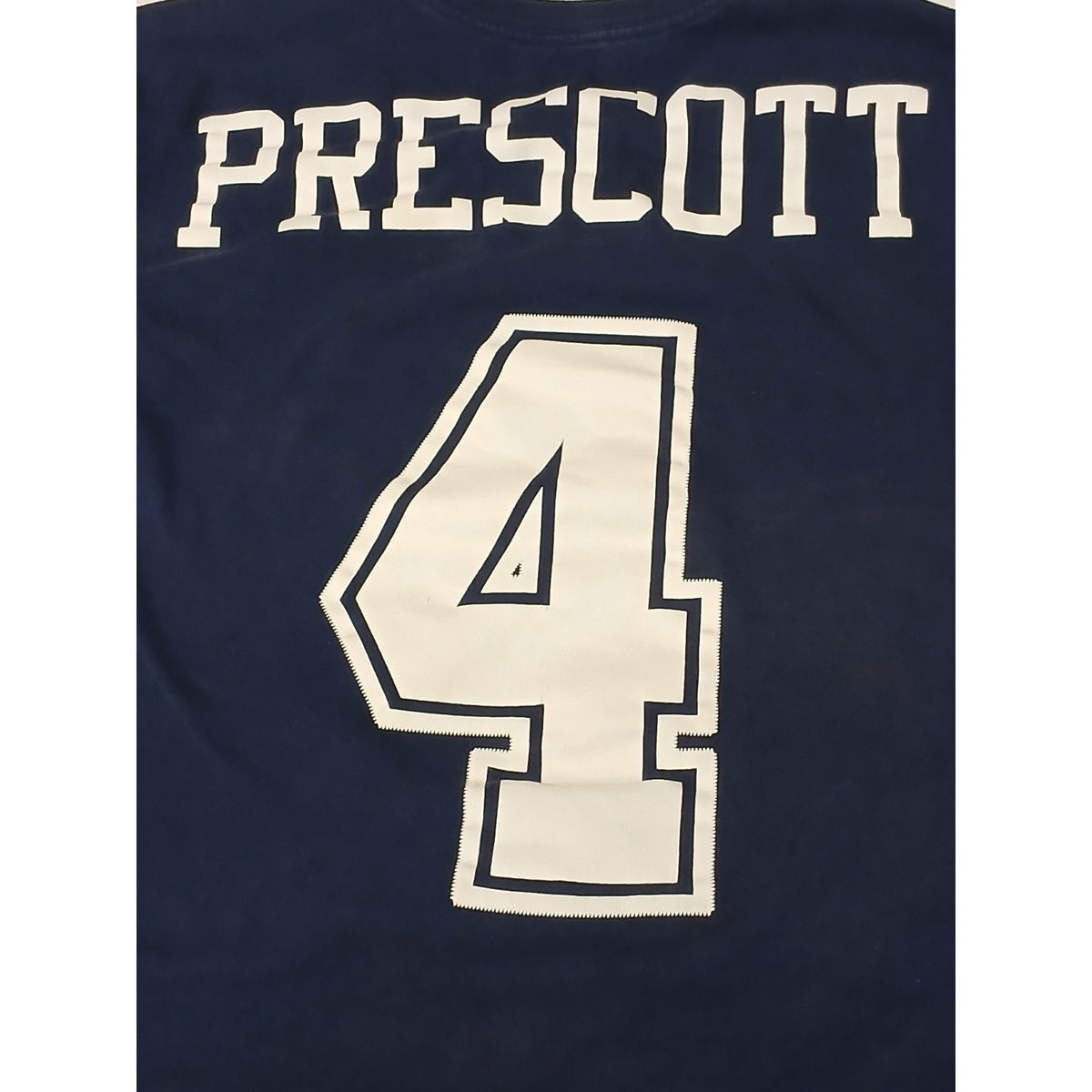 Nike Tee (Medium) Blue NFL Dallas Cowboys #4 Crop Shirt