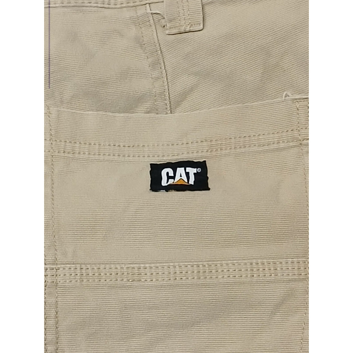 CAT (32x32) Beige Straight Cargo Fit CargoCarpenter Jeans