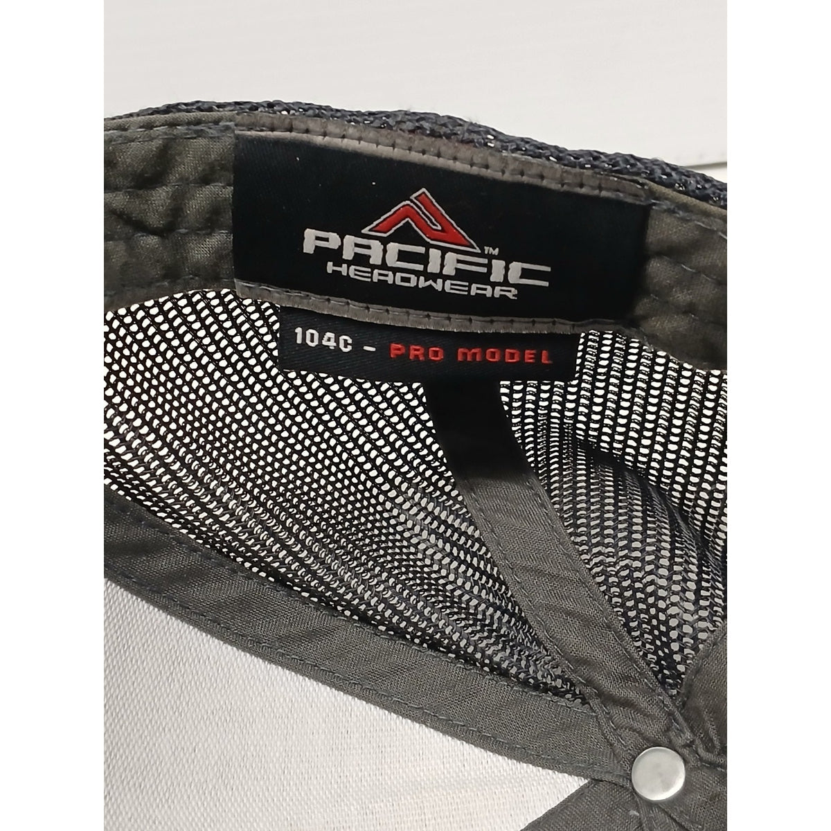 Pacific Headwear (OSFM) Gray Printed Logo Cap Snapback