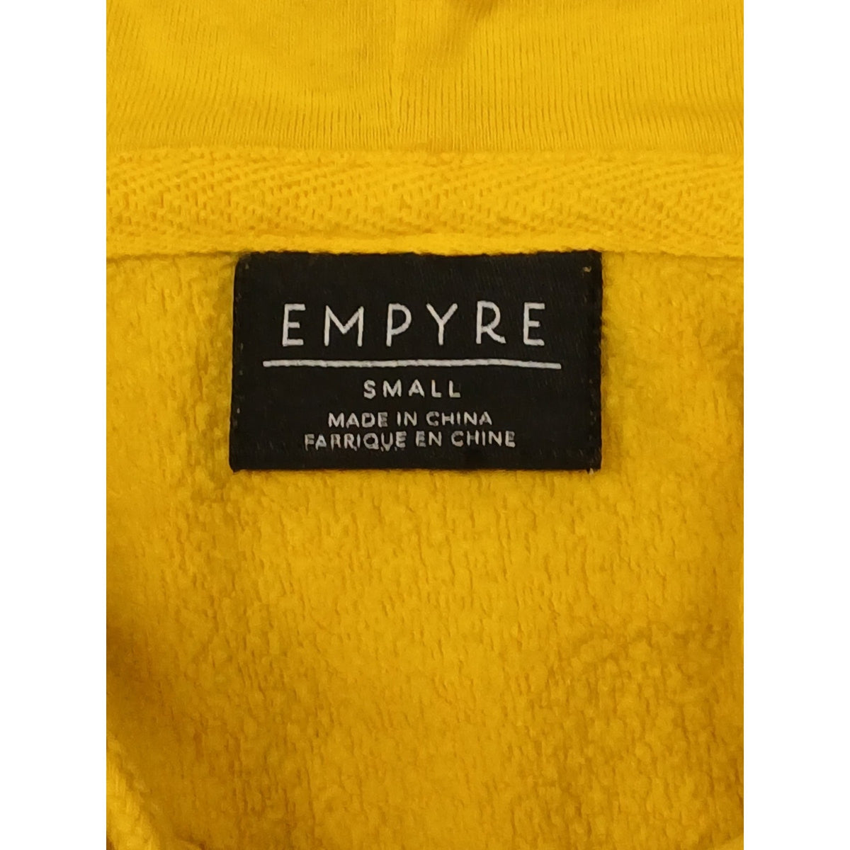 Empire (Small) Women's Yellow Pullover Hoodie Sweatshirt