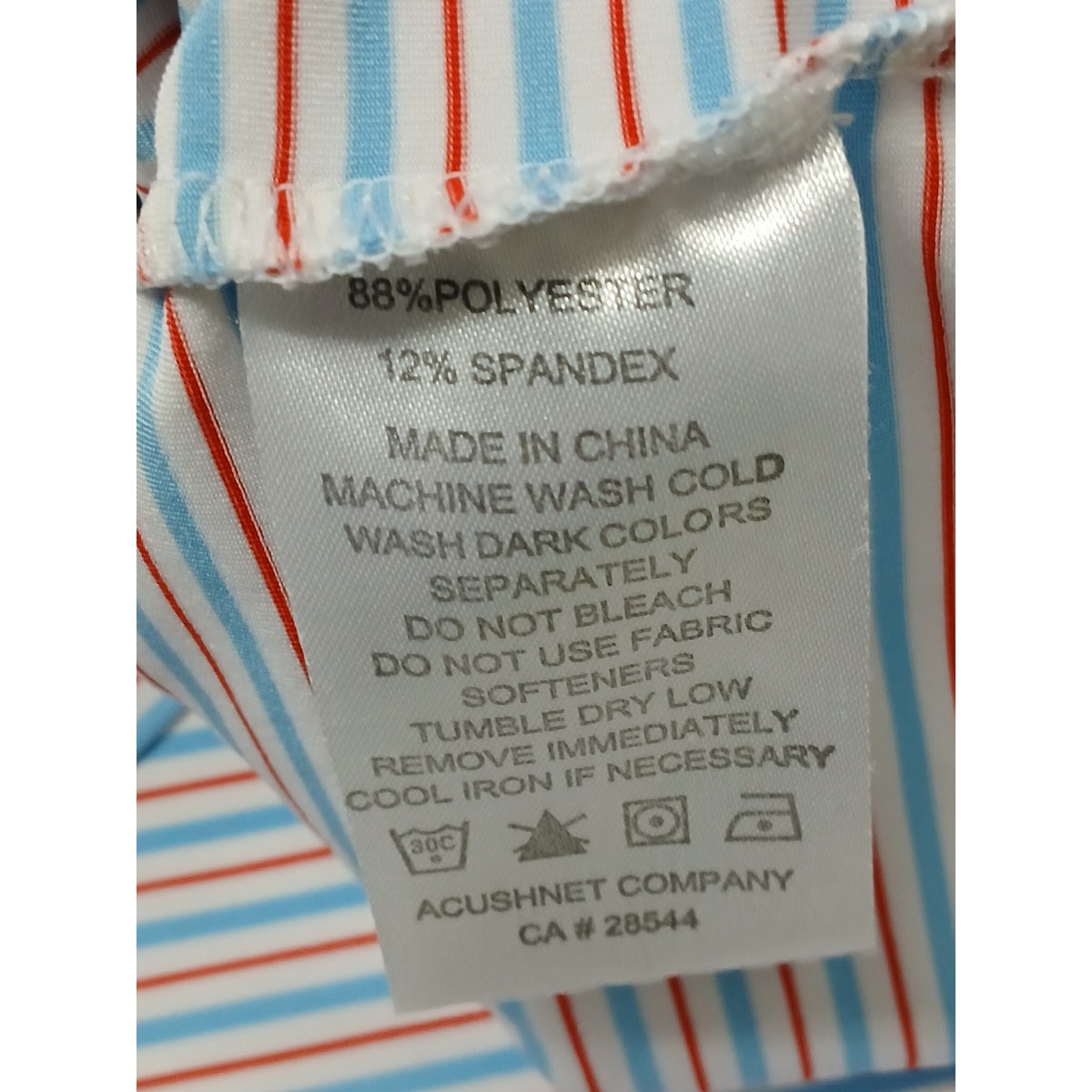 Foot Joy (XL) Multicolor Stripe Button Polo Golf Shirt