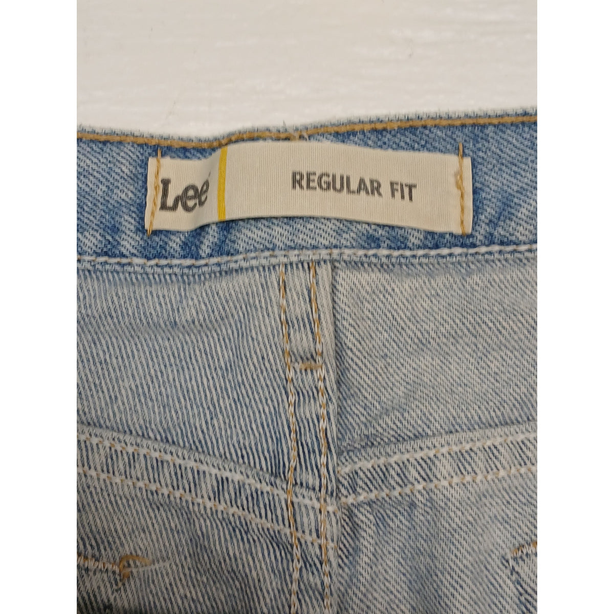 Lee (40x29) Regular Fit Straight Blue Denim Jeans