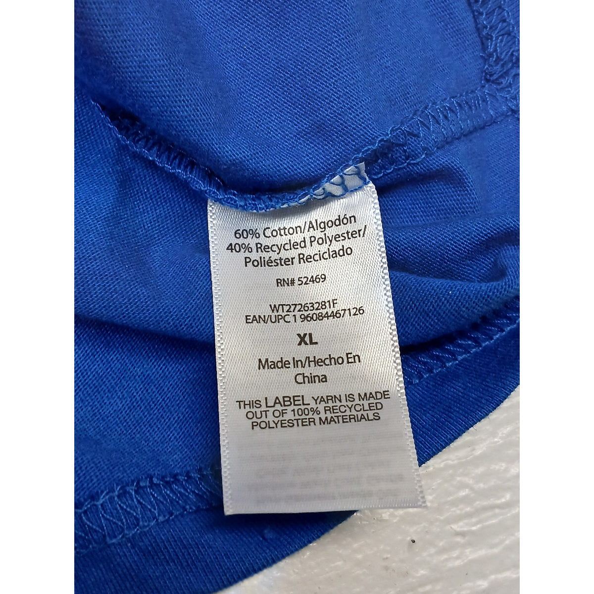 Celebrate Patriotic! (XL) Blue Eagle Print Crew Neck TShirt