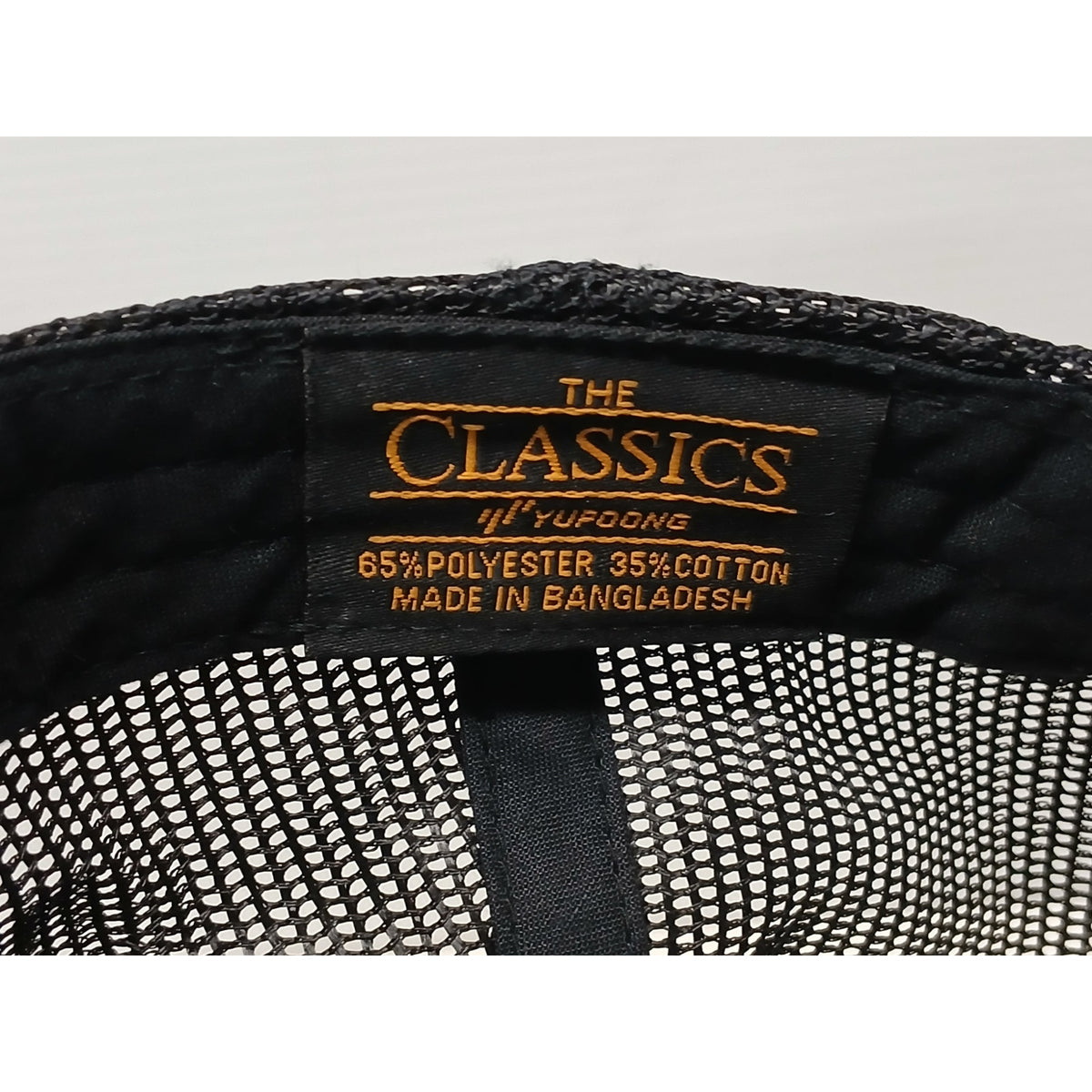 The Classics (OSFM) Black Mesh Snapback Hat/Cap