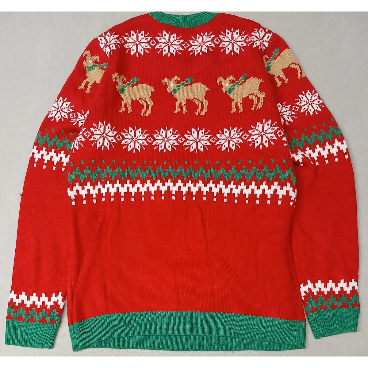Jolly Sweaters (Large) Adults Funny Xmas Pullover Sweatshirt
