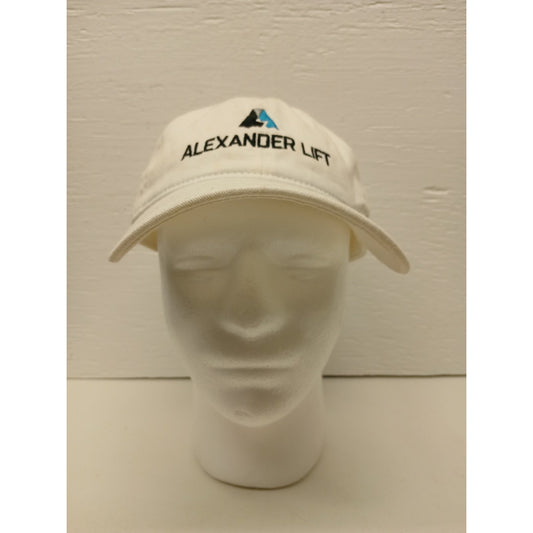 Alexander Lift Logo (OSFM) White Adjustable Strap Cap