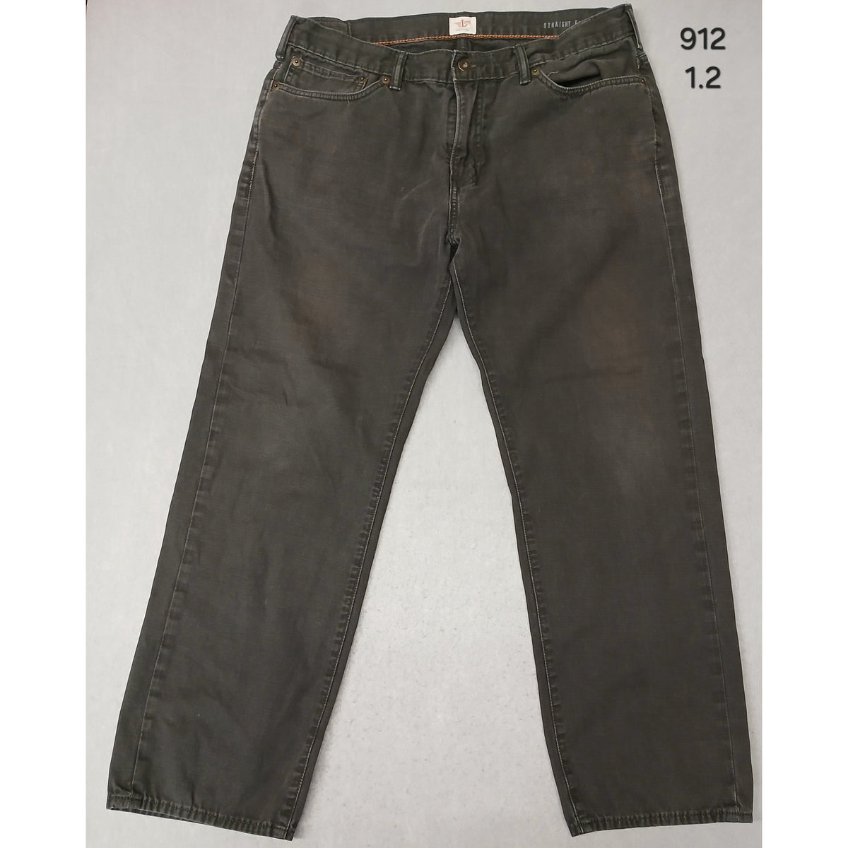 Dockers (36x30) Men's Charcoal Straight Fit Denim Jeans