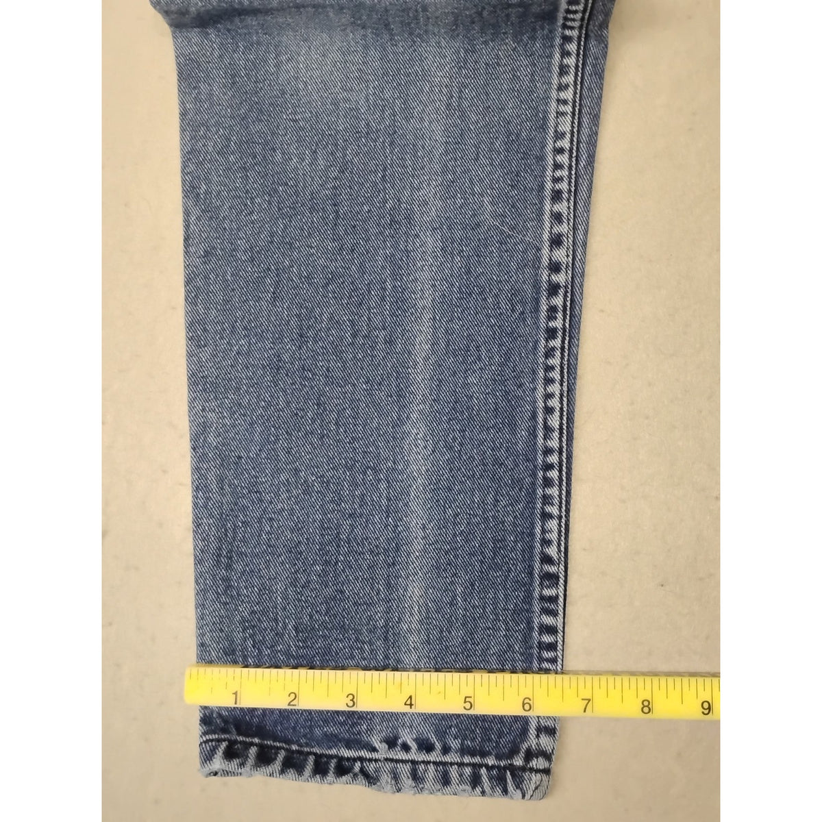 Saint Johns Bay (8) Womens Vintage Straight Blue Denim Jeans
