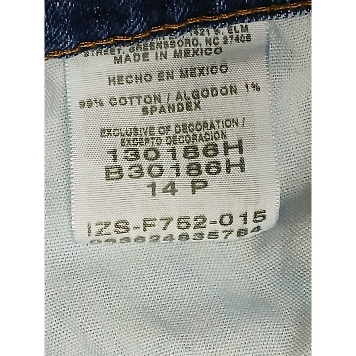 Ryders (14P) women's Relaxed Straight Leg Blue Denim Jeans