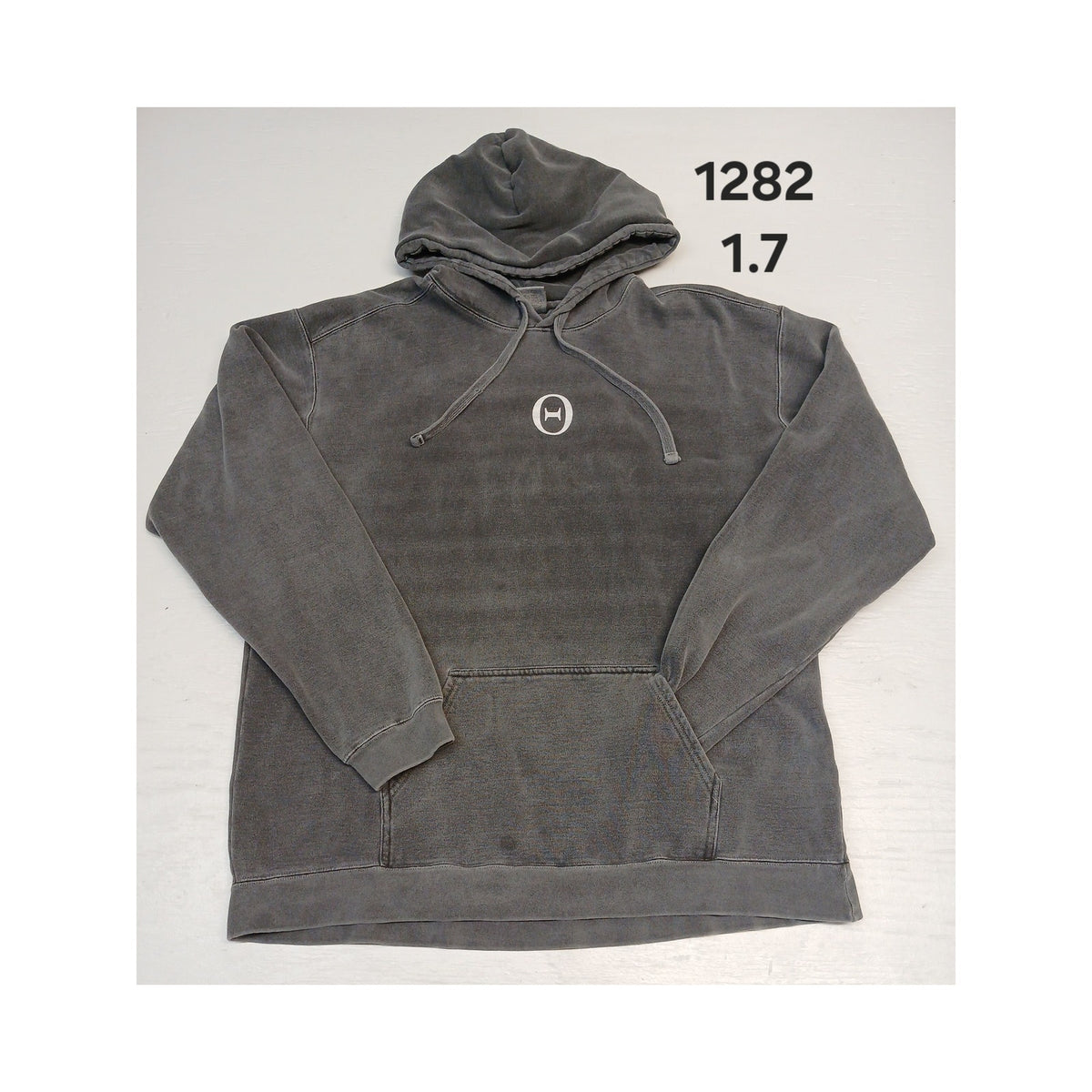 Comfort Colors (Large) Gray Pouch Pocket Pullover Hoodie