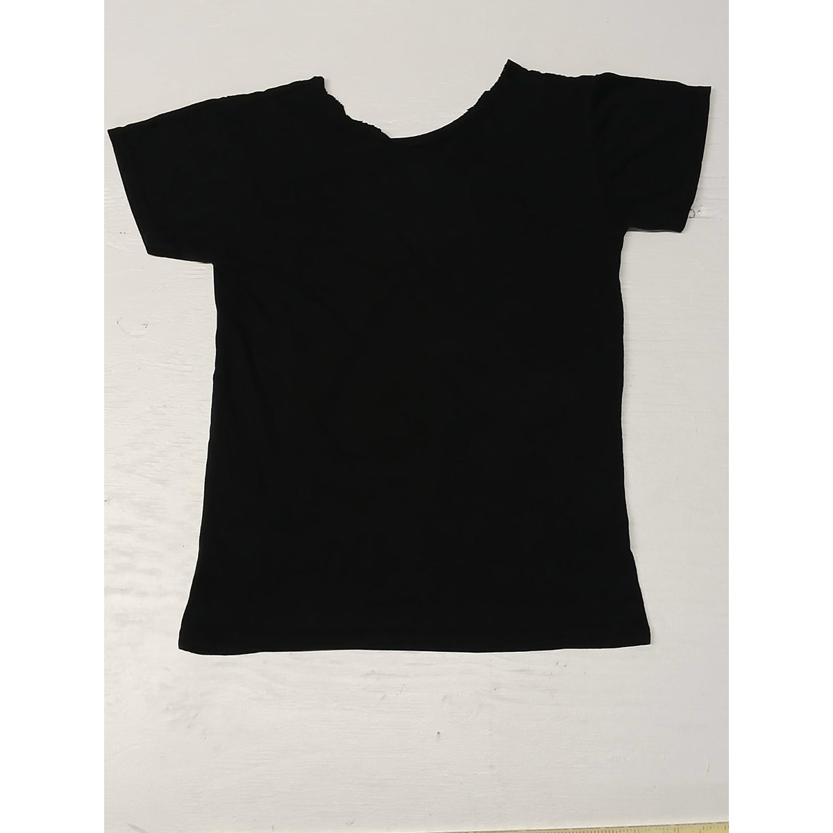 Desert Tour (M) Black Cut off Collar Short Sleeve TShirt