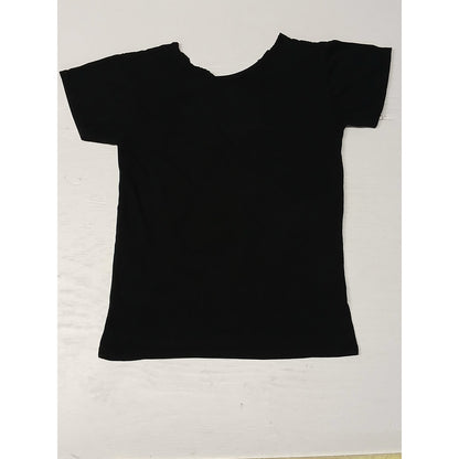 Desert Tour (M) Black Cut off Collar Short Sleeve TShirt