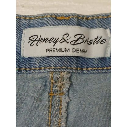 Honey & Bristle (12P) Straight Blue Denim Stretch Jeans