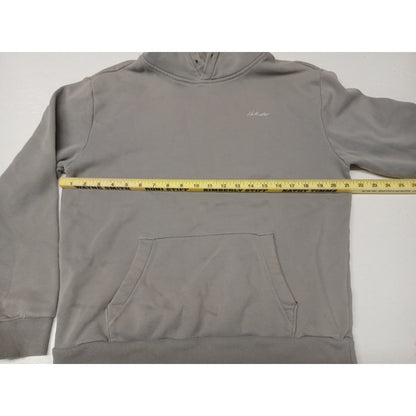 Hollister (Medium) Men's Gray Relaxed Fit Hoodie Sweatshirt