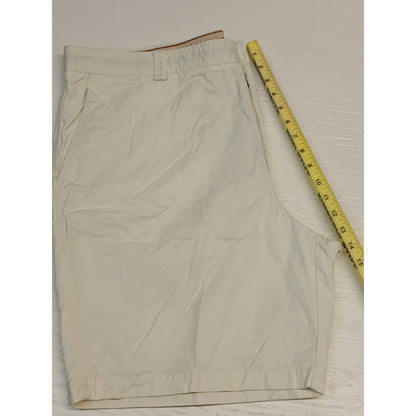 Tommy Bahama (40) Cream Casual Walking Khaki Chino Shorts