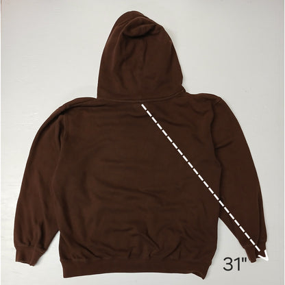Realtree (XL) Brown String Pocket Camo Logo Pullover Hoodie