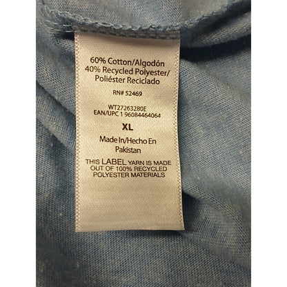 Celebrate Fathers Day (XL) Light Blue Crew Neck Stretch Tee