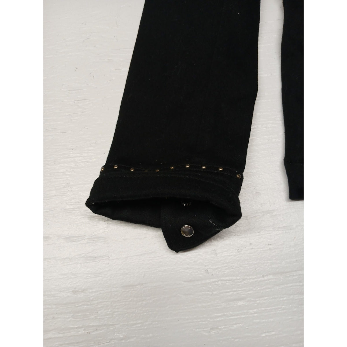 White House Black Market All Black (8) Women's Coat