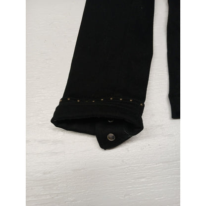White House Black Market All Black (8) Women's Coat