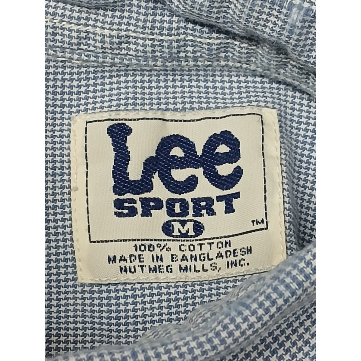 Lee Sport (Medium) Vintage Plaid NFL Patriots Dress Shirt