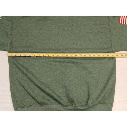 Black Hawk Style (24x23") Green Pouch Pocket Pullover Hoodie