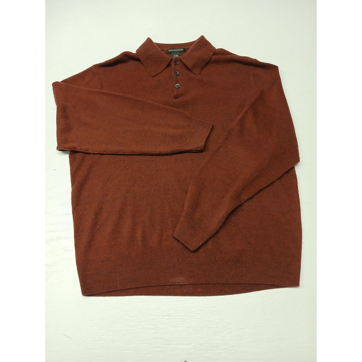 Weatherproof (XL) Red Stretch Button Pull Over Sweatshirt