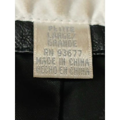 Worthington (Large) Vintage Genuine Basic Zip Leather Jacket