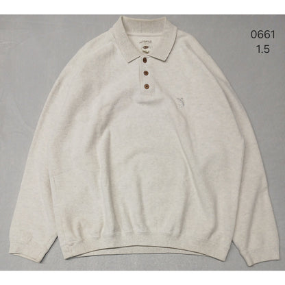 Original Island Sport (XL) Ivory Button Pullover Sweatshirt