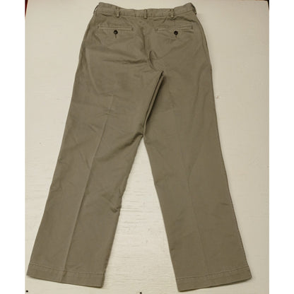 Roundtree & Yorke (34x30) Beige Vintage Wide Leg Khaki Pants