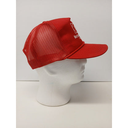 Richardson (OSFM) Printed Logo Trucker Red Hat Snapback