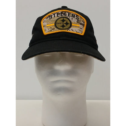 New Era (OSFM) Black NFL Pittsburgh Steelers Half Mesh Snapback Cap