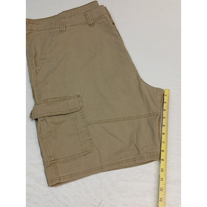 Wrangler (46) Tan Relaxed Fit Cargo Casual Khaki Shorts