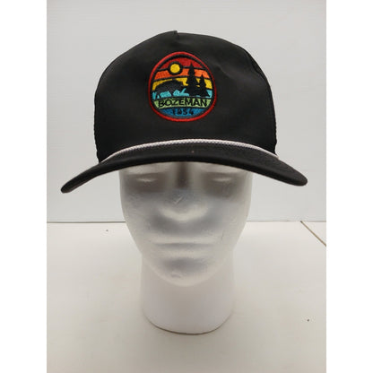 Imperial Bozeman 1954 (OSFM) Black Snapback Trucker Cap