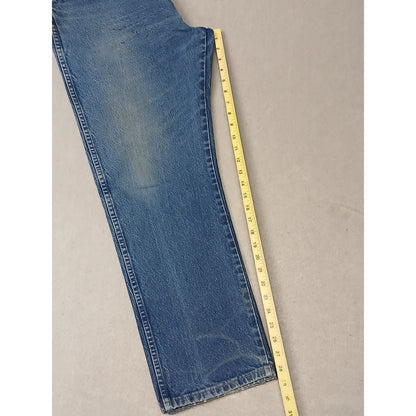 Wrangler (38x30) Classic Straight Regular Blue Denim Jeans