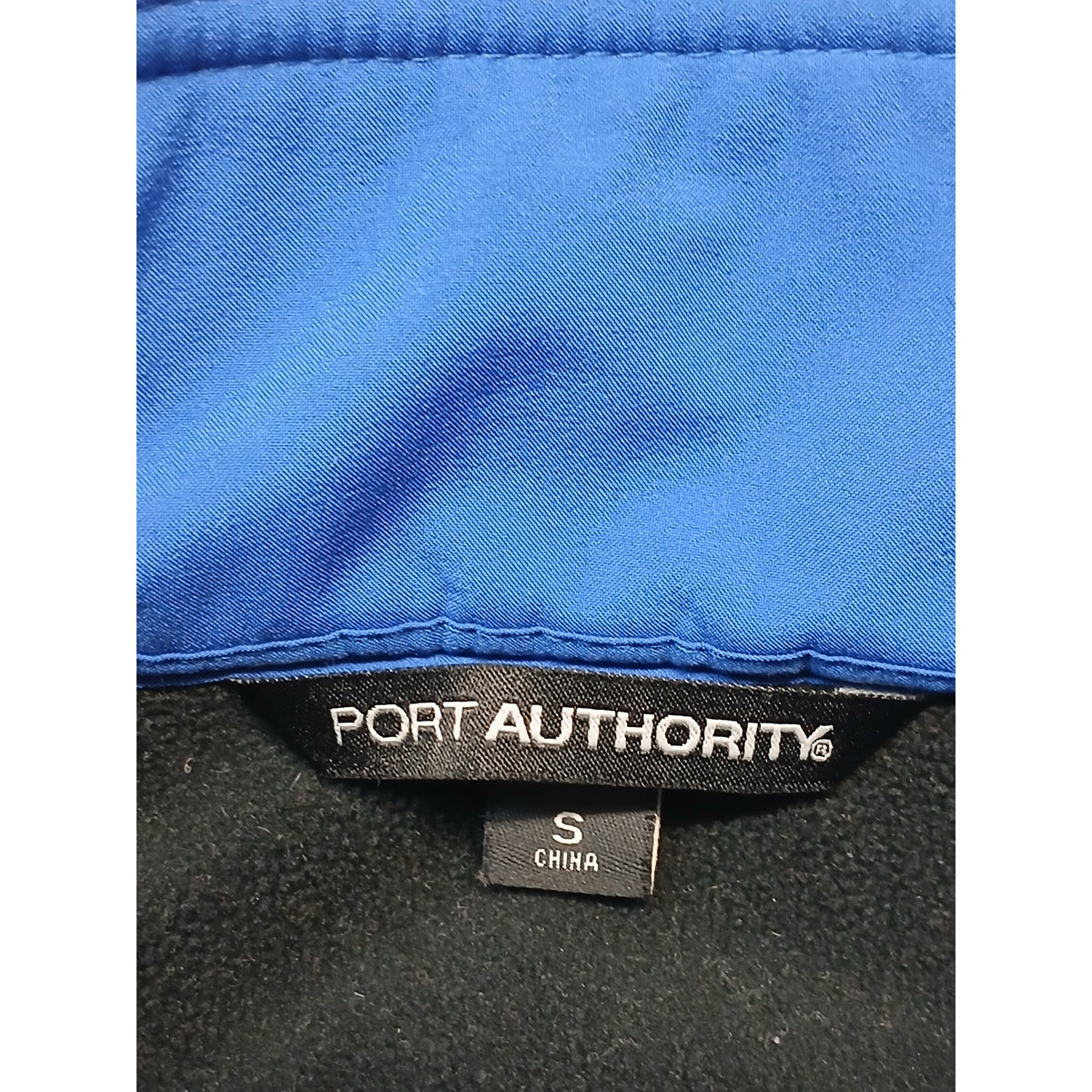 Port Authority (S) Blue Full Zip Lightweight Solid Jacket