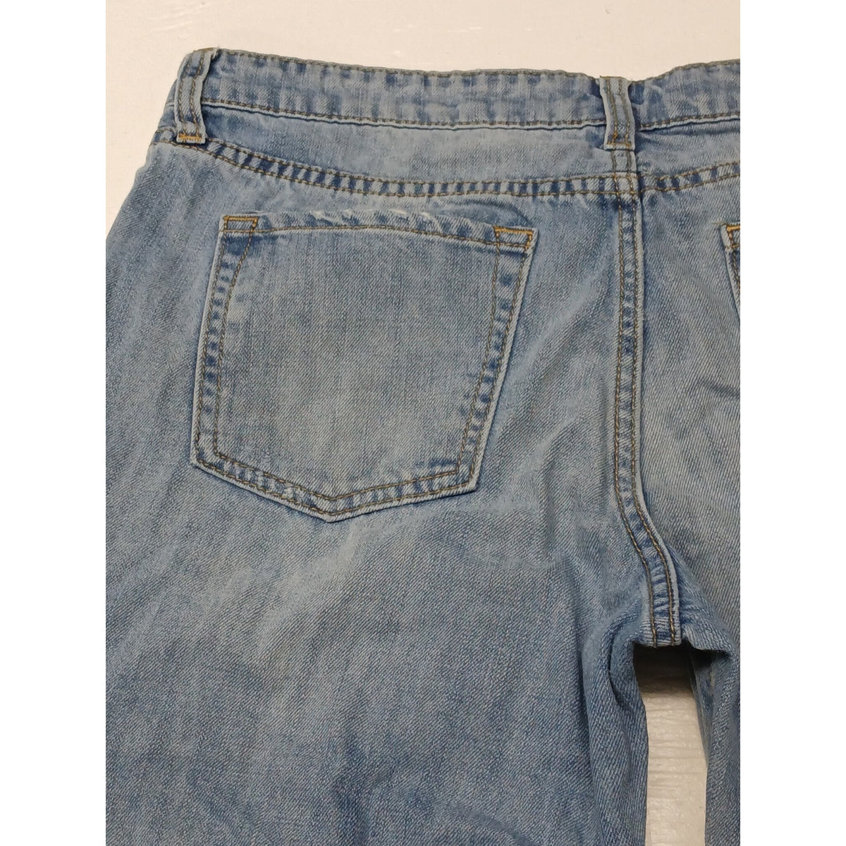 Gap Sexy Boyfriend (10) Relaxed Fit Ripped Blue Denim Jeans