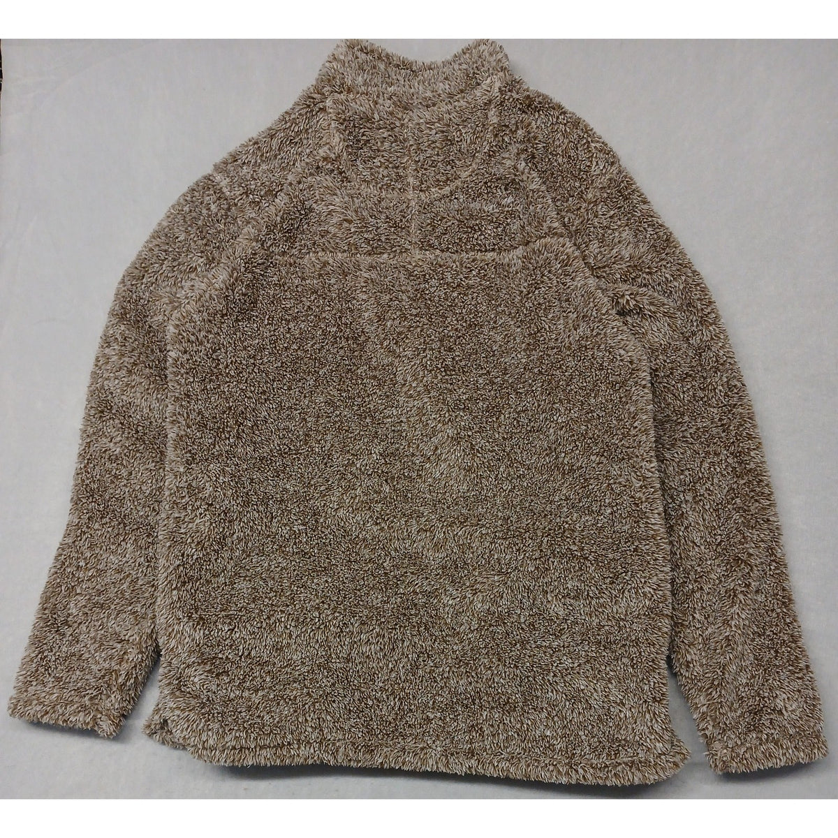 Alpine Sherpa (Medium) Brown Quarter Zip Pullover Sweatshirt