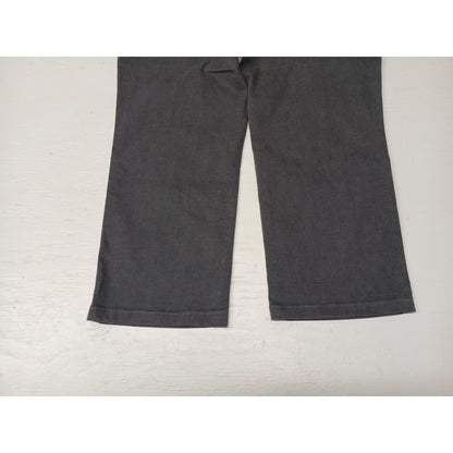 Wit & Wisdom (12) Womens Gray Relaxed Straight Fit Jeans