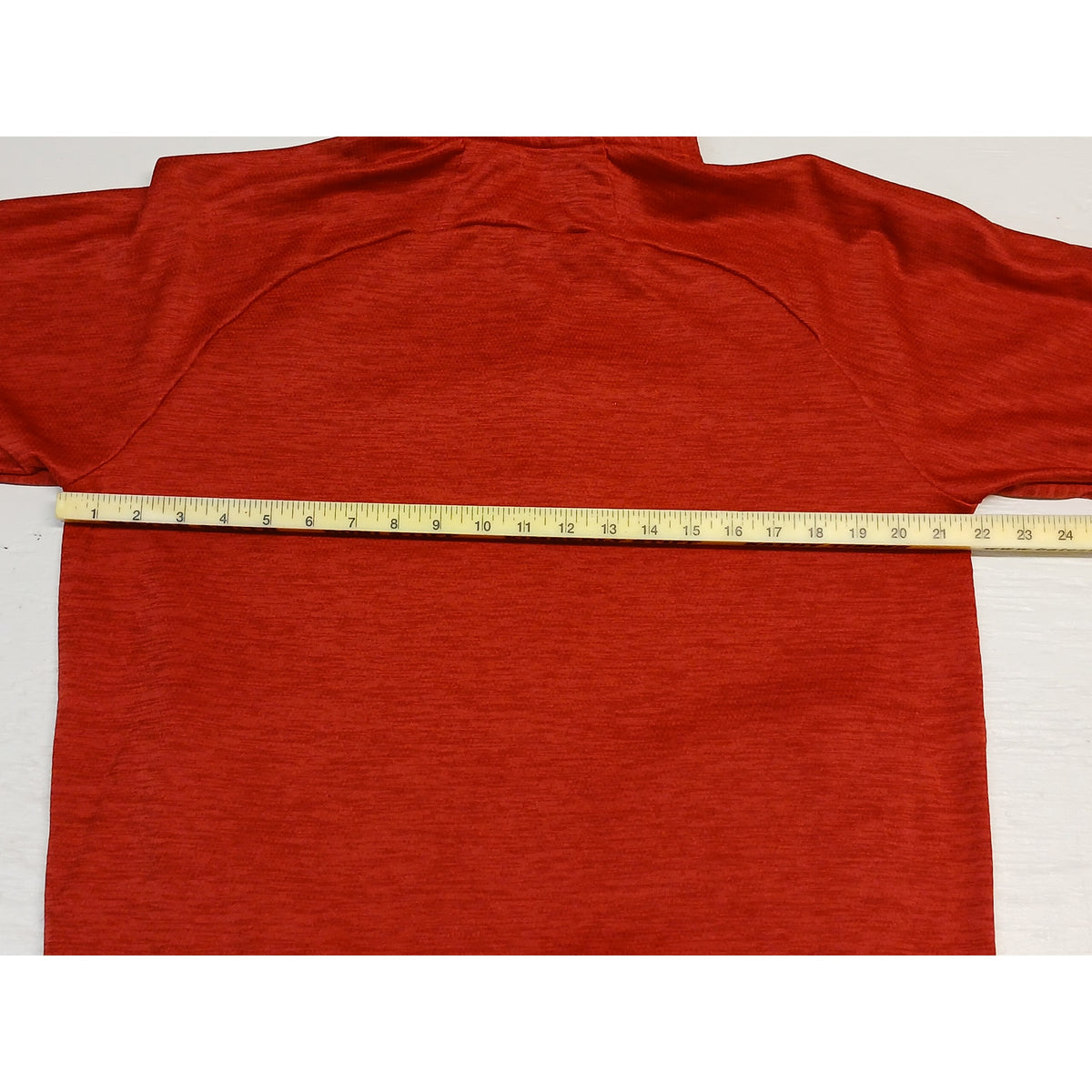 Adidas (Large) Red 1/4 Zip Long Sleeve Pullover Sweatshirt