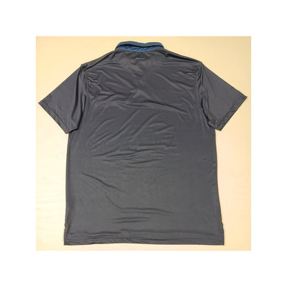 HEAD Golf (2XL) Blue Collar Button Short Sleeve Polo Shirt