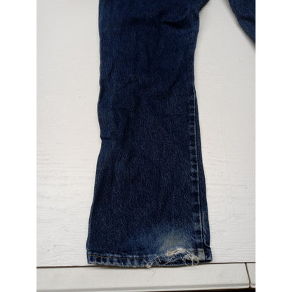 Wrangler (40x32) Men's Straight Fit Blue Denim Jeans