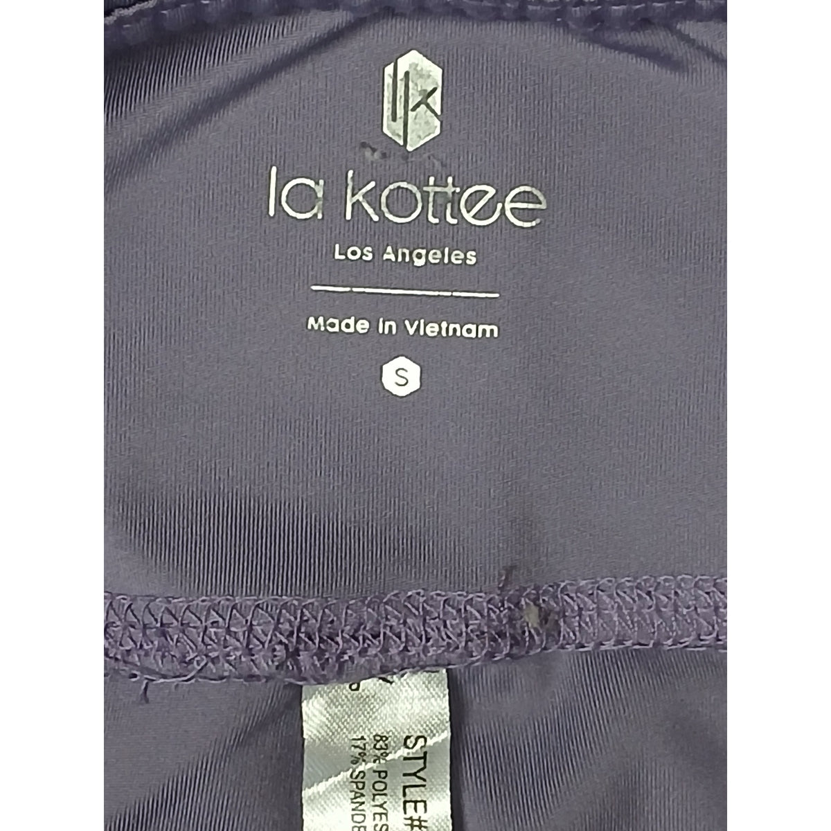 La Kottee (Small) Purple High Waisted Yoga Leggings
