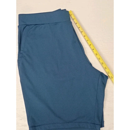 32 Cool (2XL) Mens Stretch Athletic Chino Blue Shorts