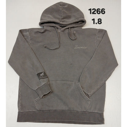 Ford Bronco (Large) Gray Pouch Pocket Pullover String Hoodie