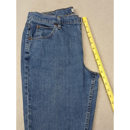 Ryders (14P) women's Relaxed Straight Leg Blue Denim Jeans