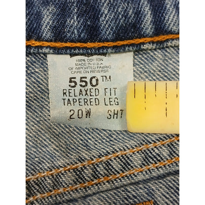 Levi's (20W ) Men's Relaxed Fit Tapered Leg Blue Denim Jeans
