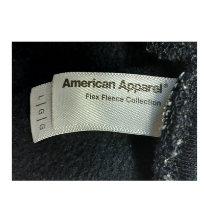 American Apparel (Large) Black Beacon Tattoo Full Zip Hoodie