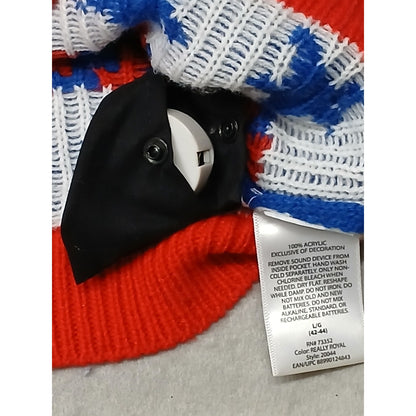 jolly sweaters (Large) Multicolor Crew Neck Knitted Ugly Sweater