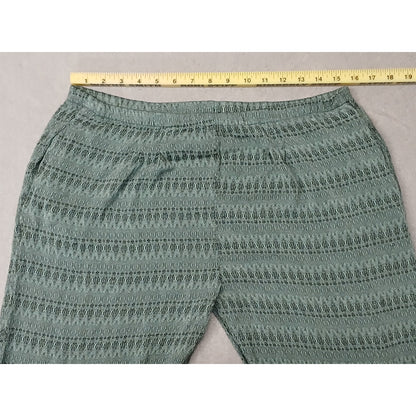 JBack (Large) High-Waisted Straight Leg Knit Lounge Pants